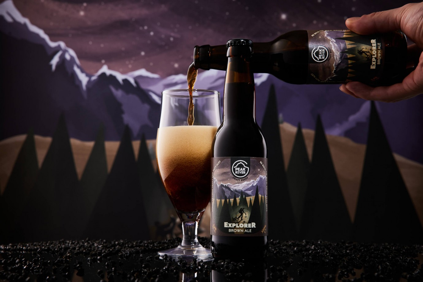 PEAK RIVER CRAFT BEERS BRAND DESIGN