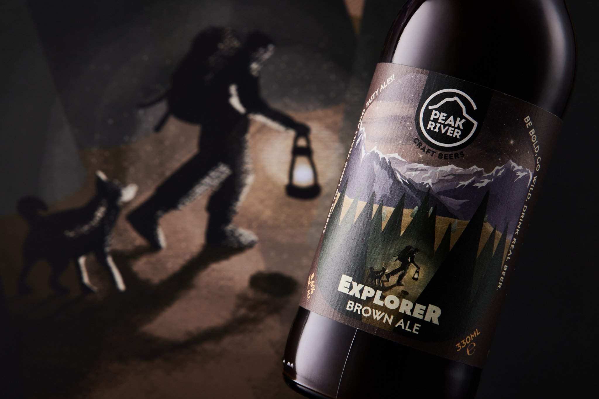 PEAK RIVER CRAFT BEERS BRAND DESIGN