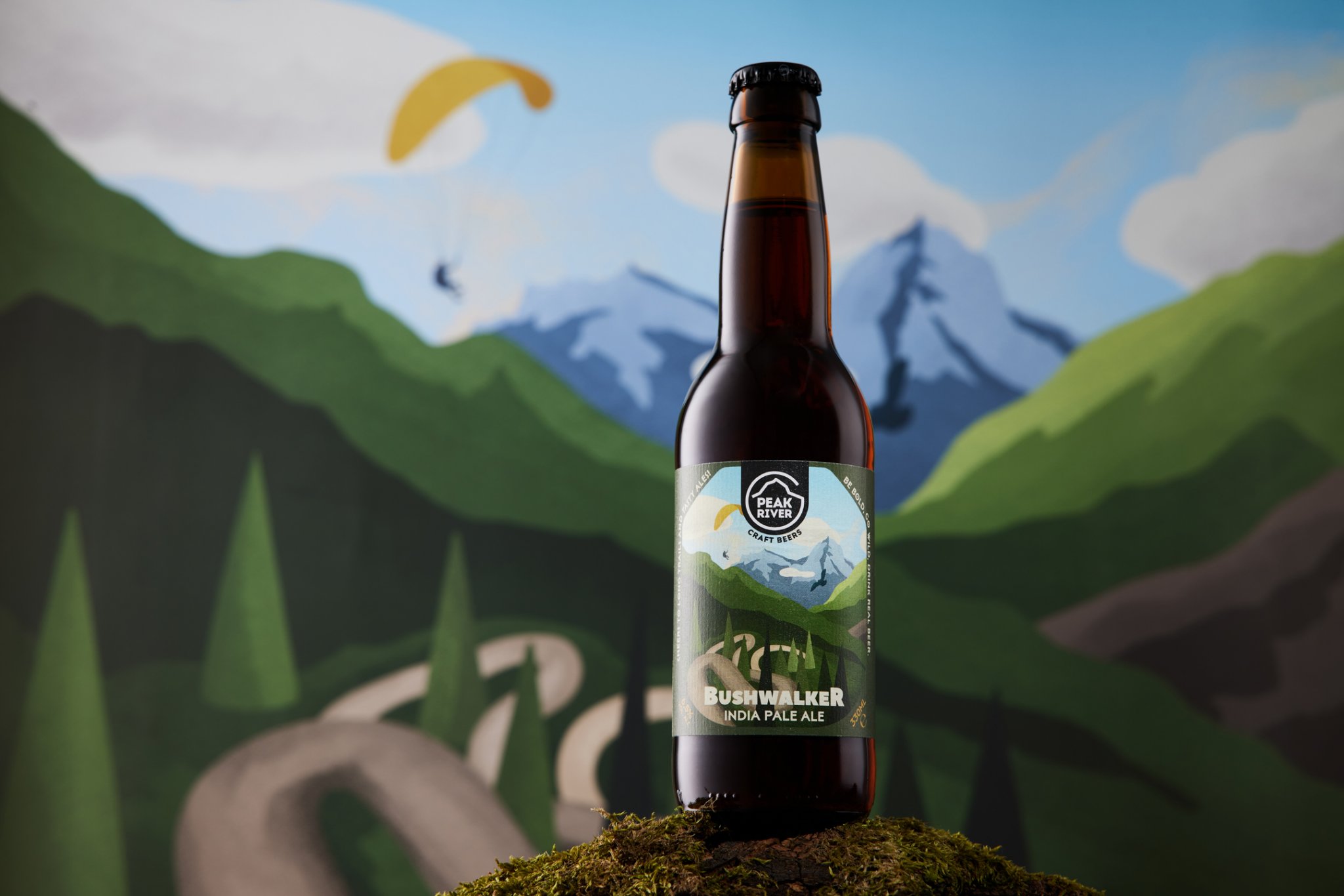 PEAK RIVER CRAFT BEERS BRAND DESIGN
