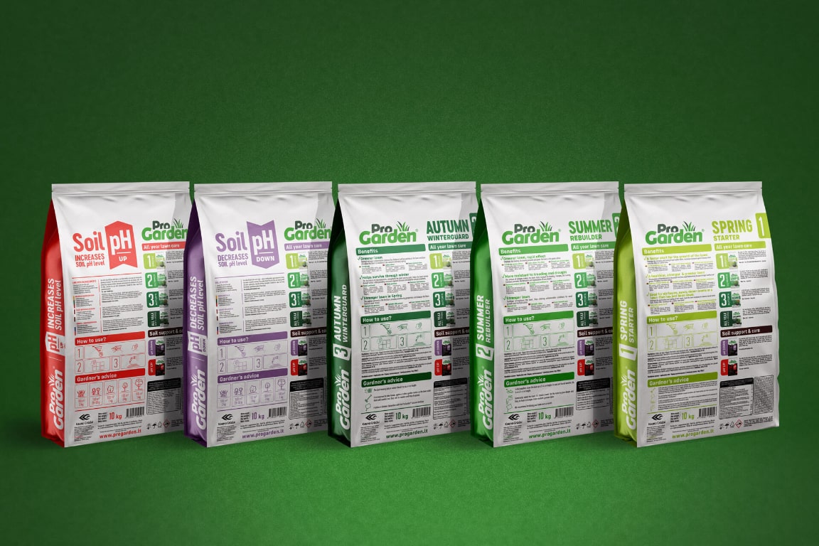 PROGARDEN FERTILIZERS PACKAGING DESIGN
