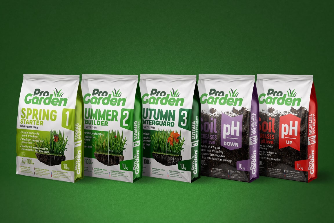 PROGARDEN FERTILIZERS PACKAGING DESIGN