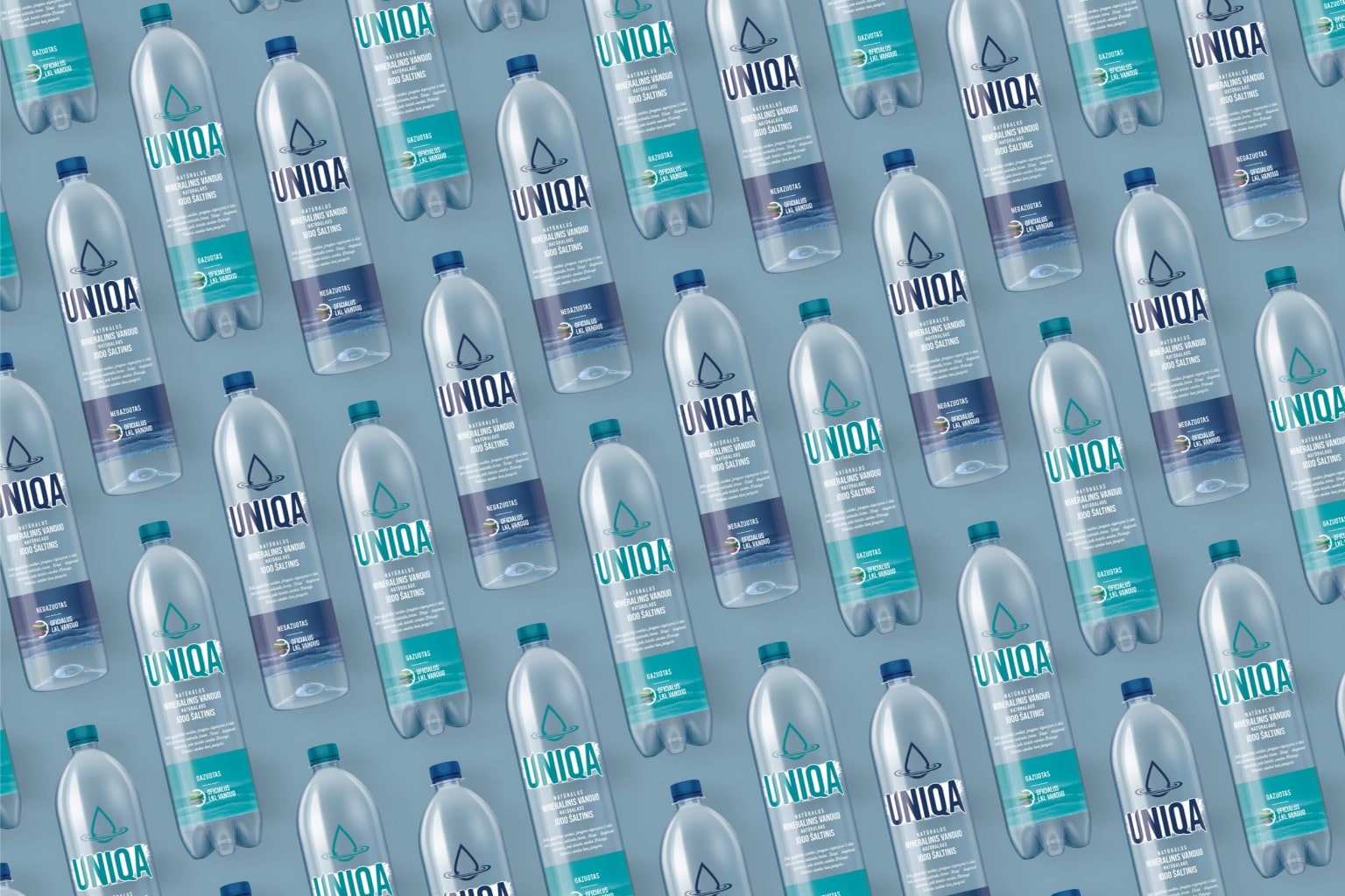 UNIQA WATER PACKAGING DESIGN