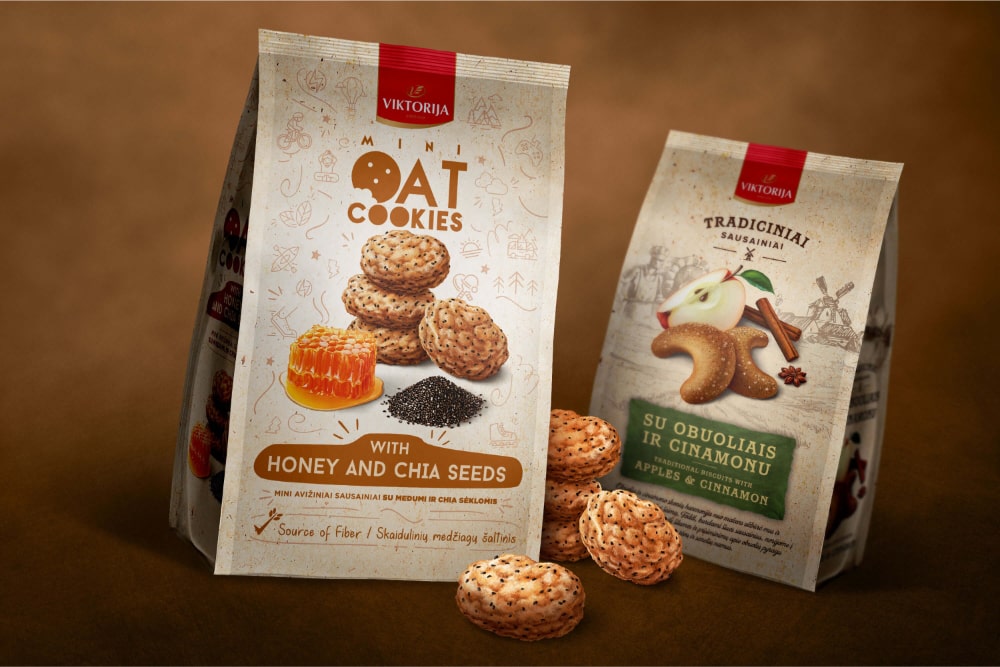 VIKTORIJA COOKIES PACKAGING DESIGN