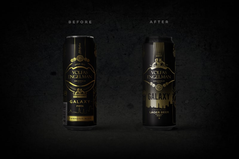 VOLFAS ENGELMAN GALAXY PACKAGING REDESIGNVOLFAS ENGELMAN GALAXY PACKAGING REDESIGN