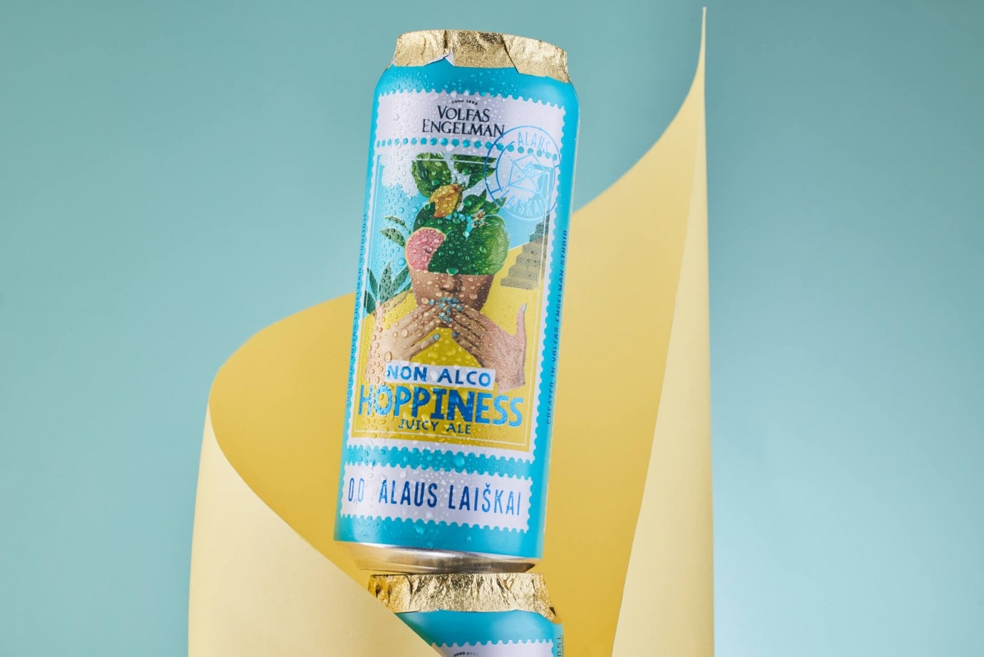 ALAUS LAIŠKAI – CITRUS HOPPINES (NON ALCO) PACKAGING DESIGN