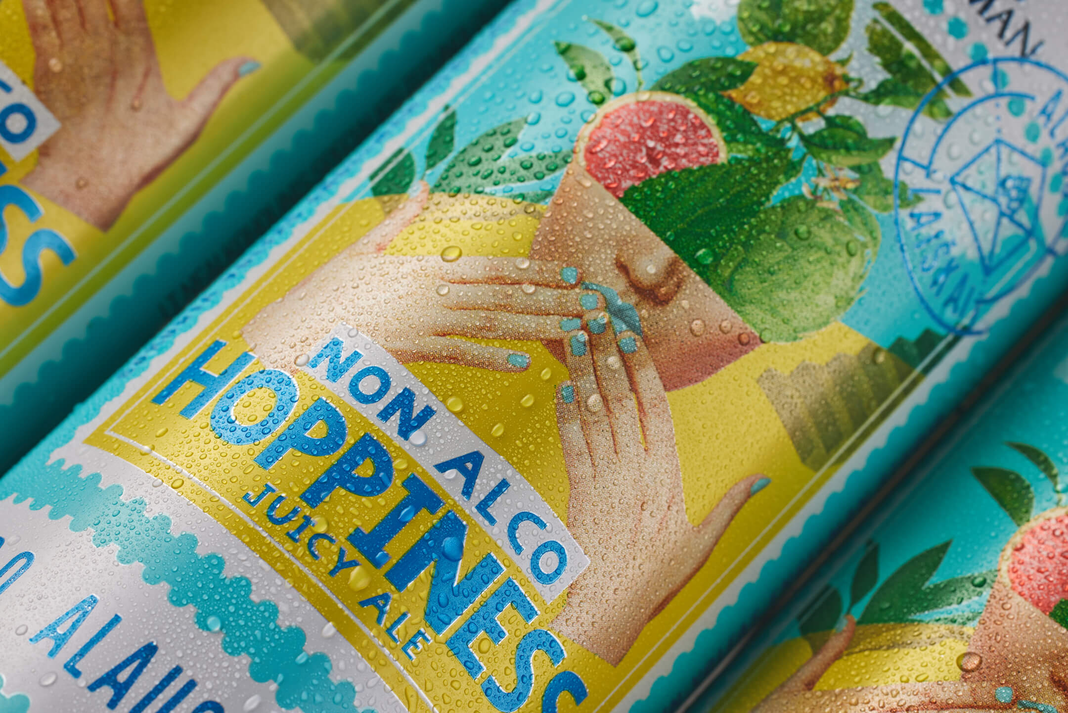 ALAUS LAIŠKAI – CITRUS HOPPINES (NON ALCO) PACKAGING DESIGN