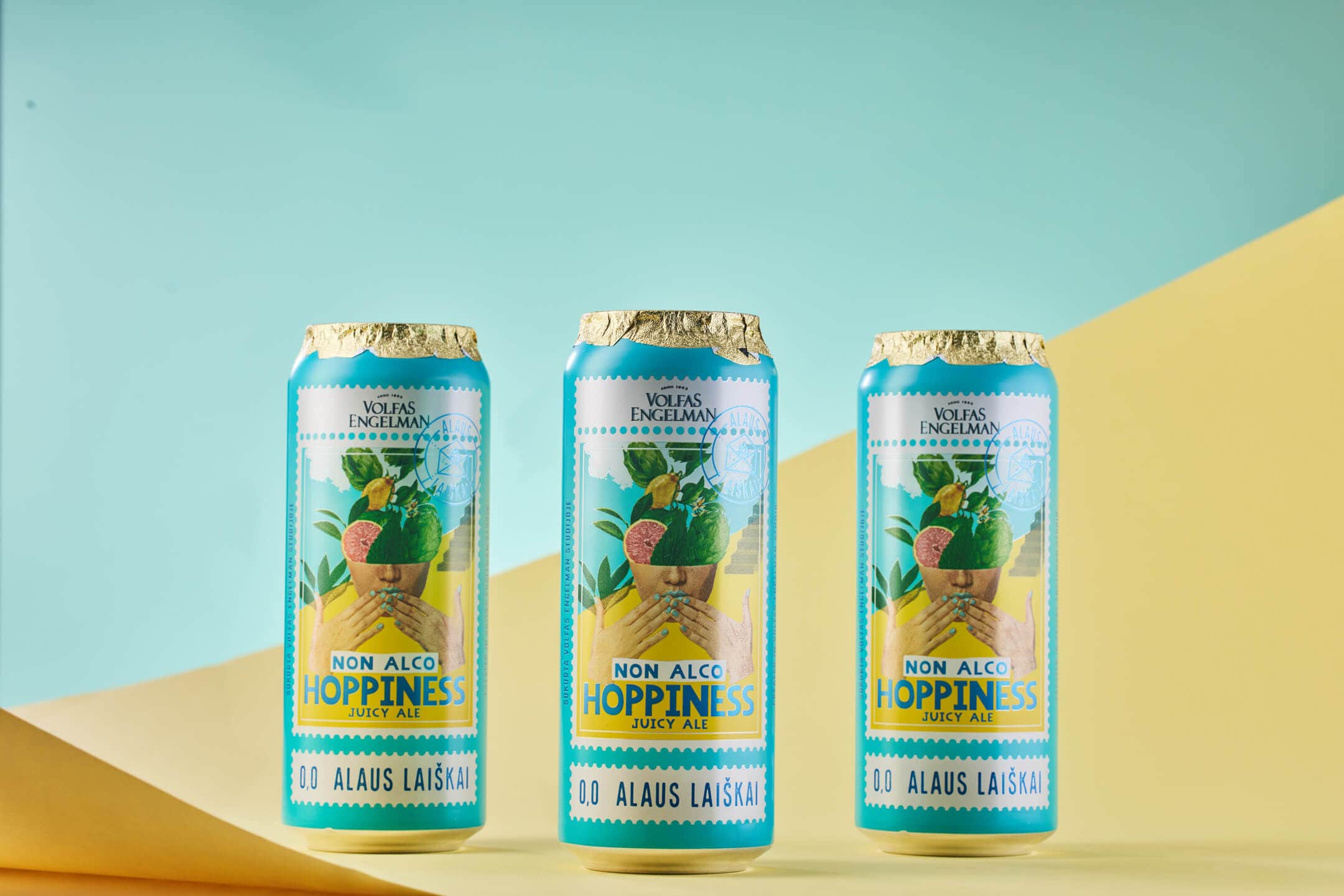 ALAUS LAIŠKAI – CITRUS HOPPINES (NON ALCO) PACKAGING DESIGN