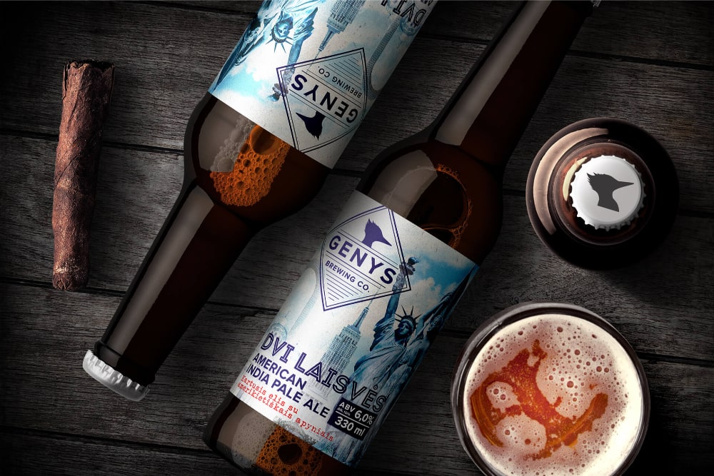 GENYS BREWING PACKAGING DESIGN