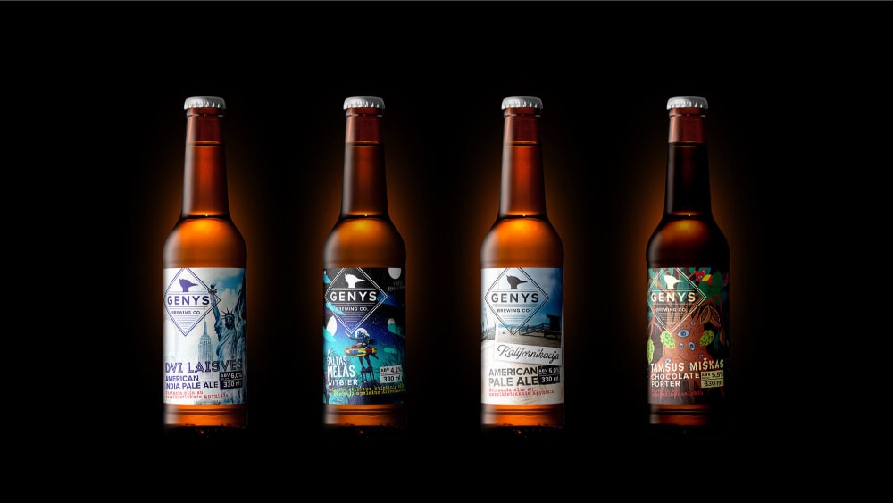 GENYS BREWING PACKAGING DESIGN