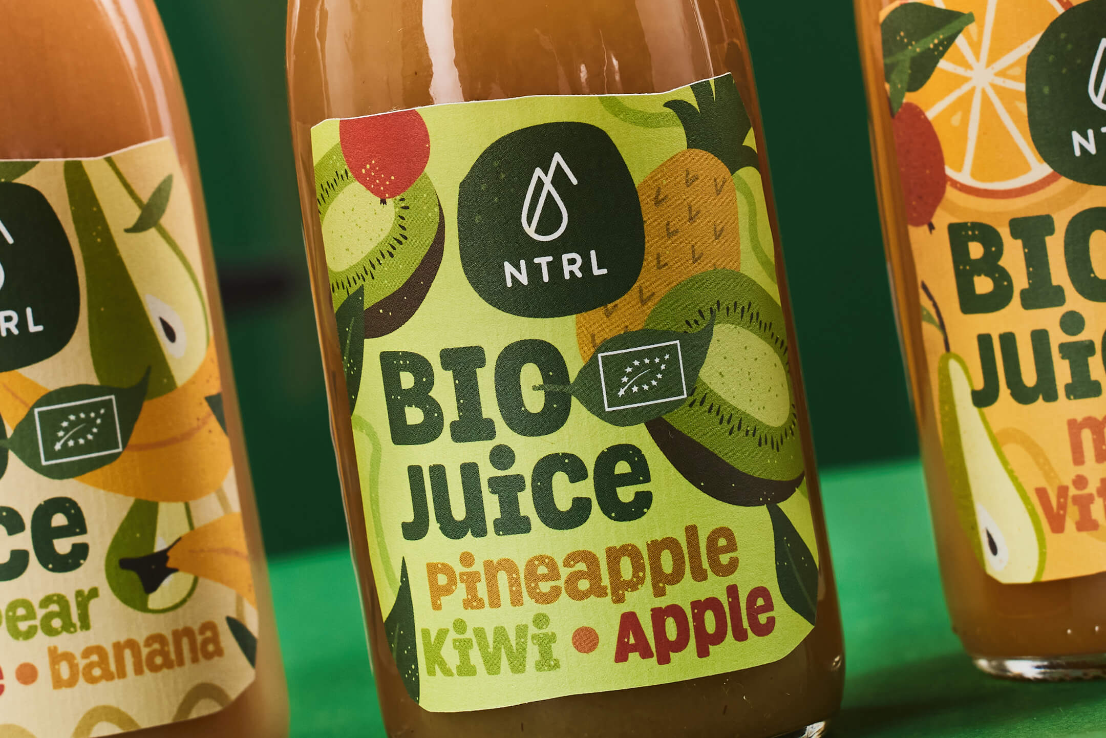 NTRL – BIO JUICES & SMOOTHIES PACKAGING DESIGN