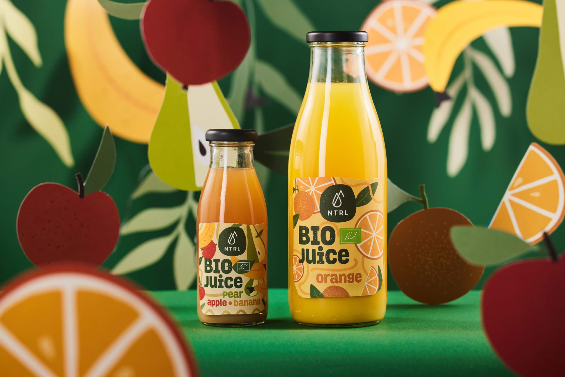 NTRL – BIO JUICES & SMOOTHIES PACKAGING DESIGN