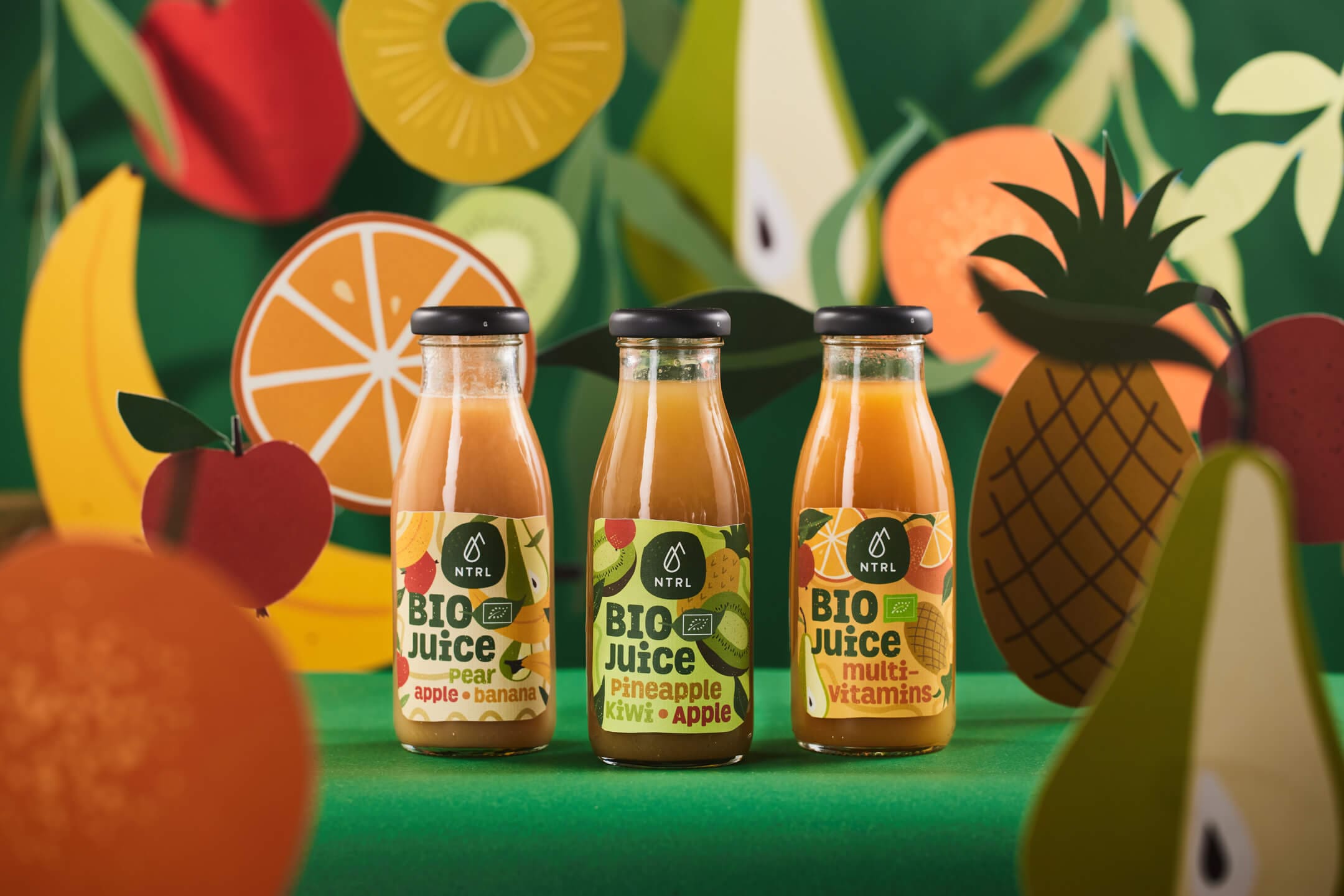 NTRL – BIO JUICES & SMOOTHIES PACKAGING DESIGN