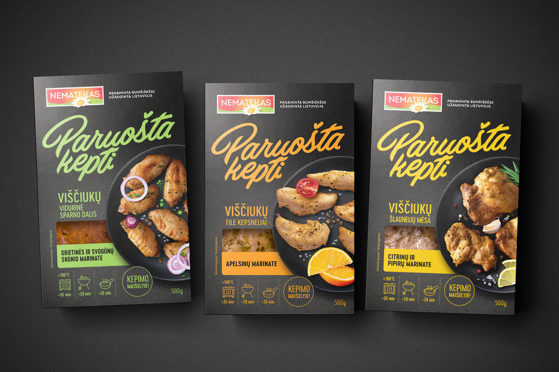 PARUOŠTA KEPTI PACKAGING DESIGN