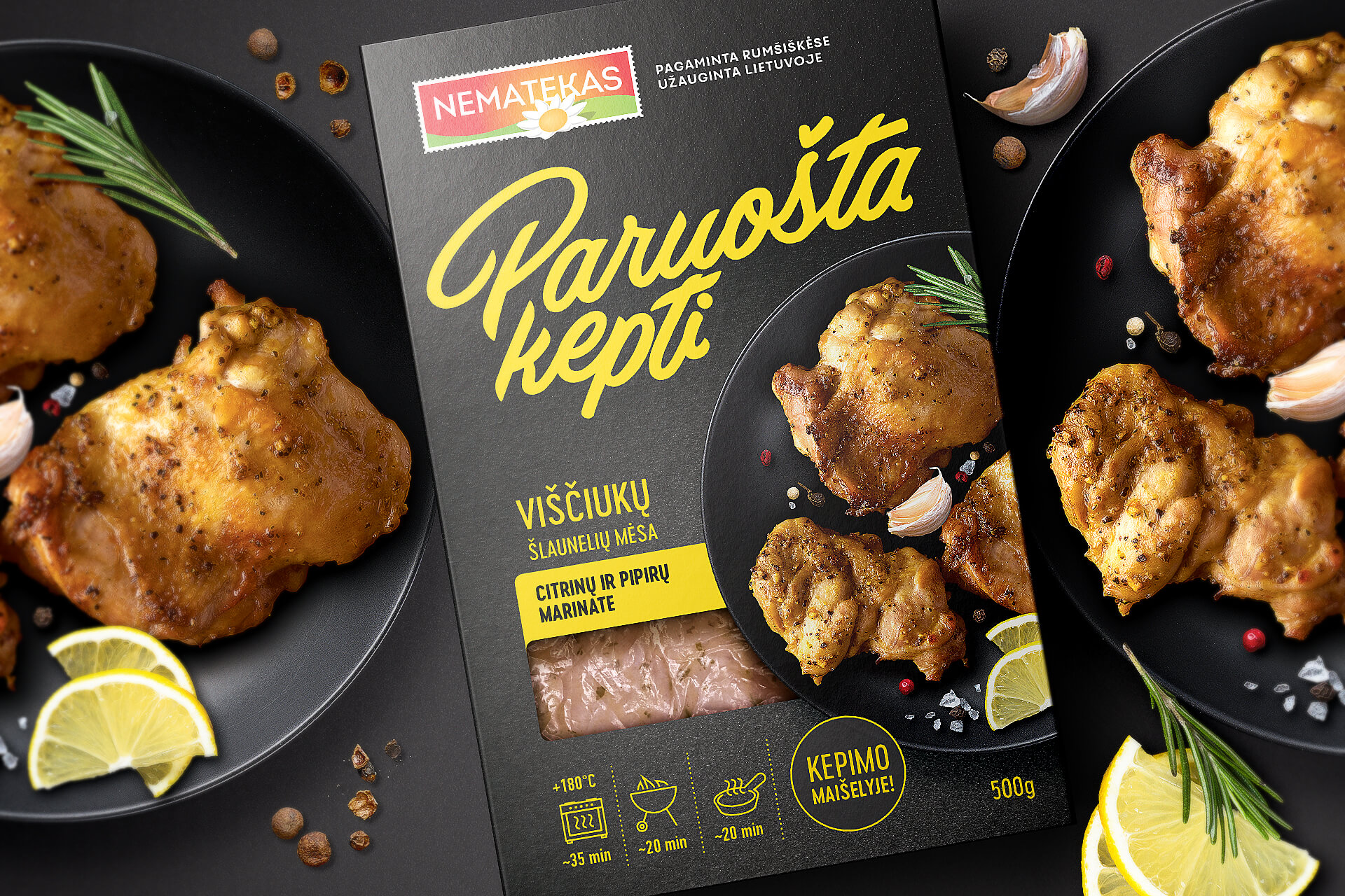 PARUOŠTA KEPTI PACKAGING DESIGN