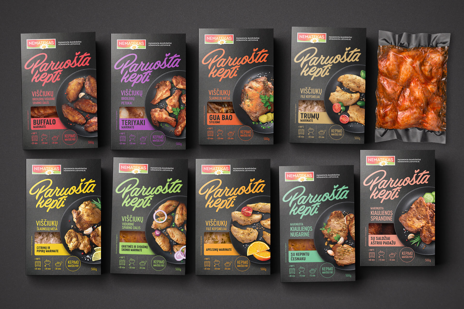 PARUOŠTA KEPTI PACKAGING DESIGN