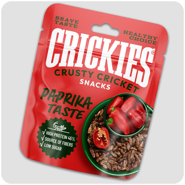 Crickies prekės ženklo ir pakuotės dizainas