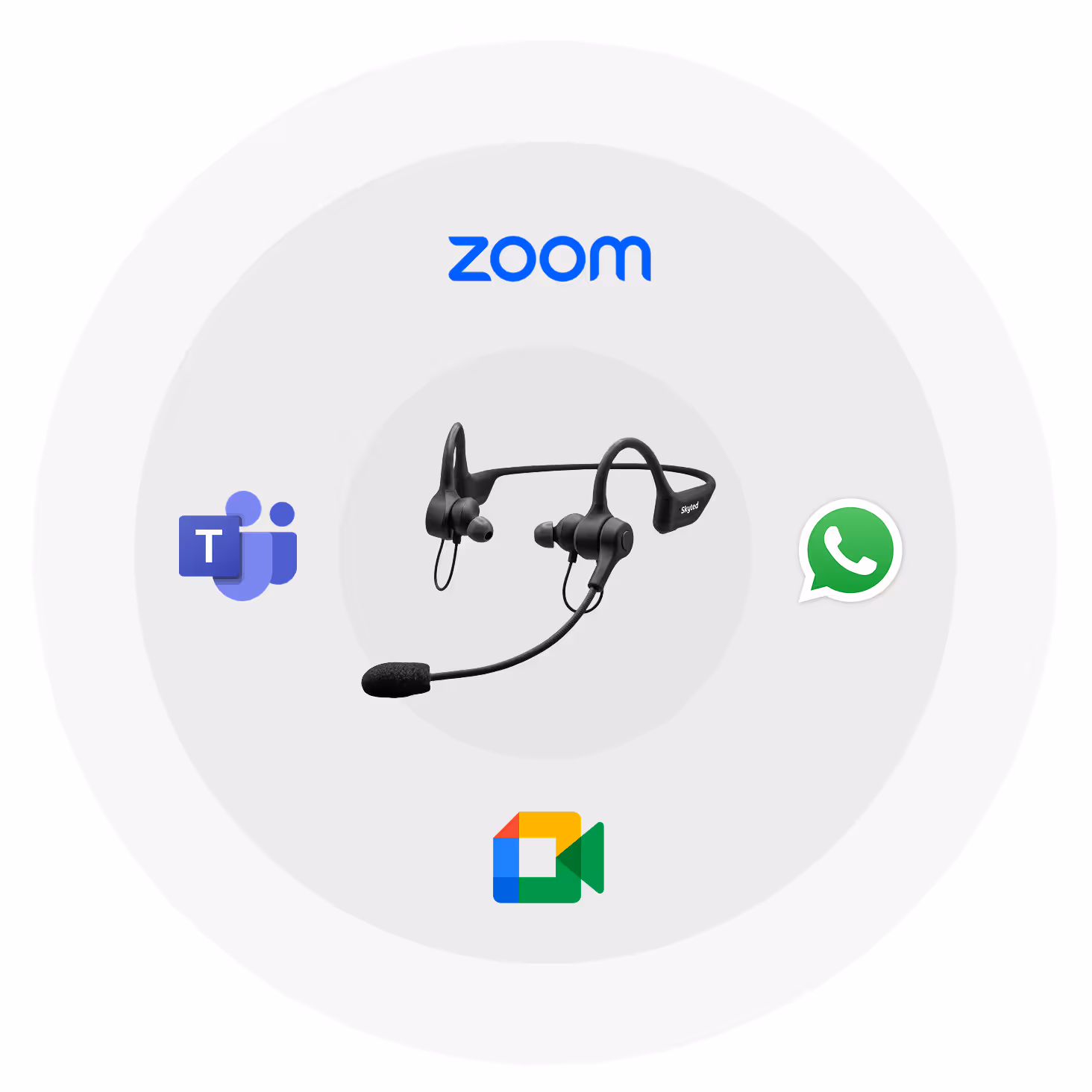 meeting/call softwares compatible with skyted 320