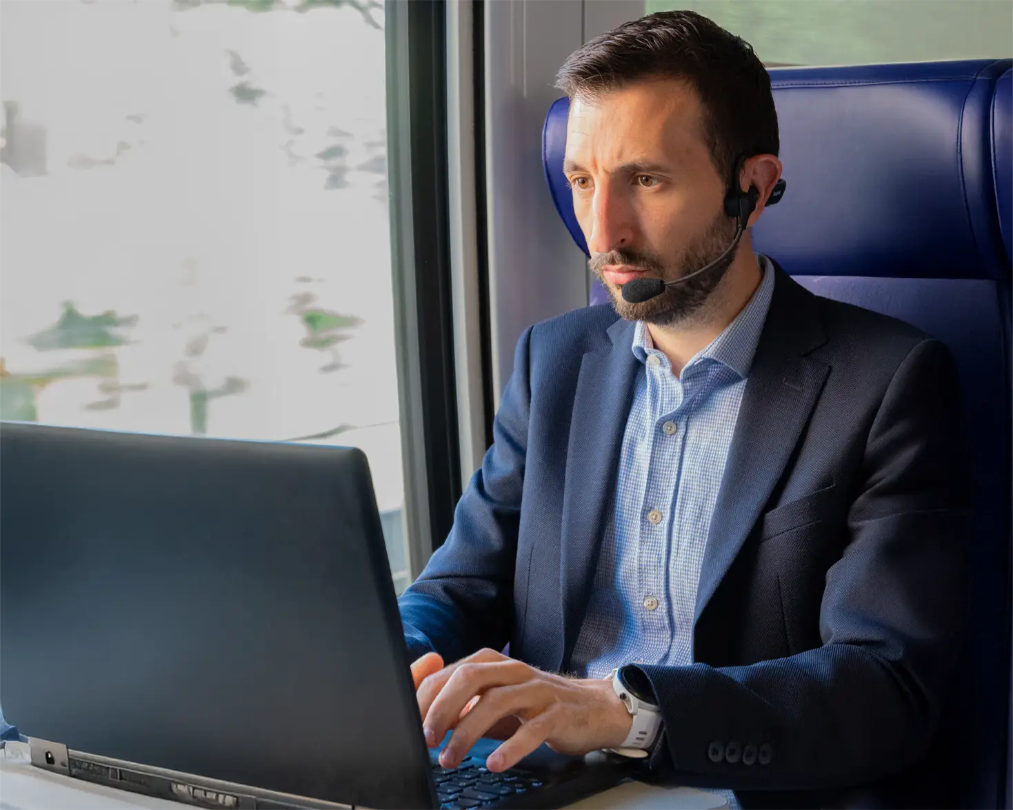 Skyted 320 used in a High Speed Train