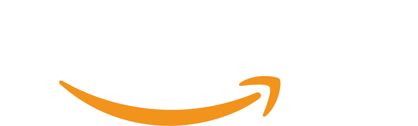Amazon logo white
