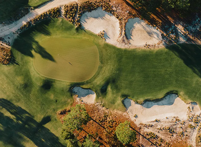 The fifth hole at Pinehurst No. 2