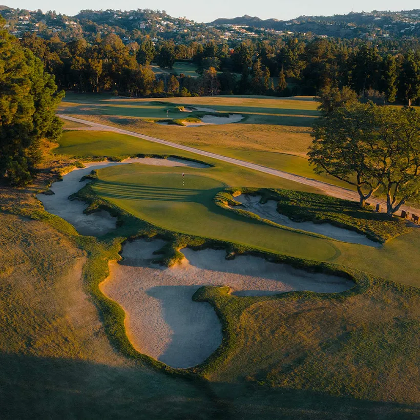 The 15th hole at Los Angeles Country Club North
