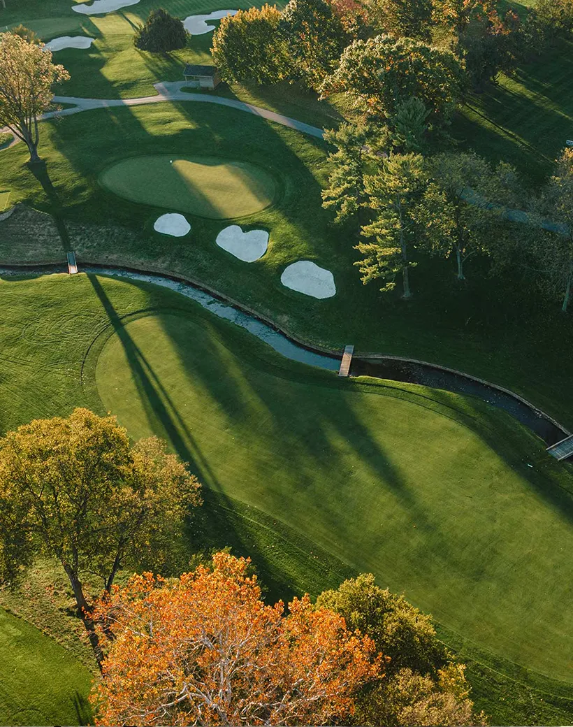 The fourth hole at Lancaster Country Club
