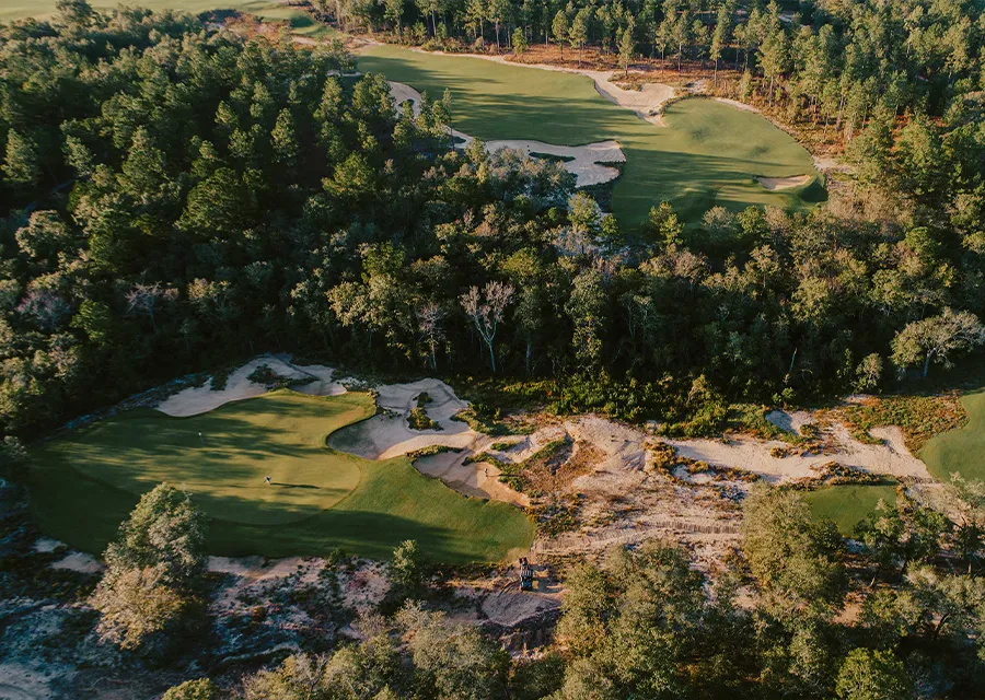 The fourth and fifth hole at Ohoopee Match Club