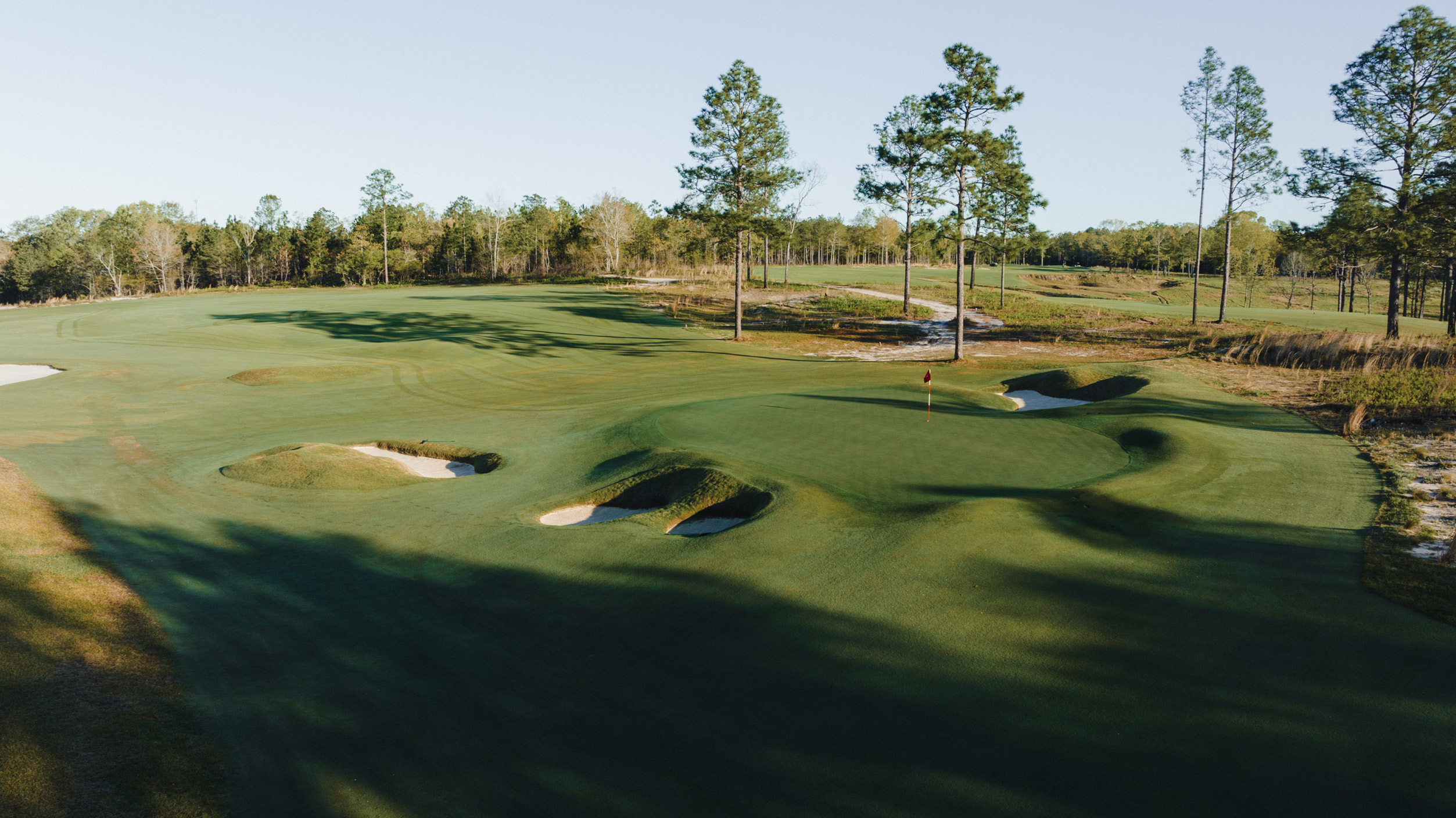 Locating the Seventh Green at The Tree Farm