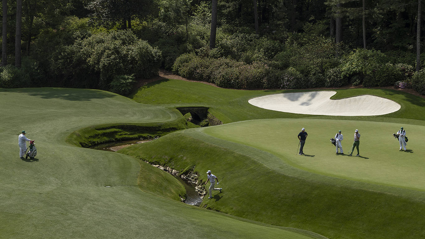 Yep, Players Are Still Going for the Green on No. 13