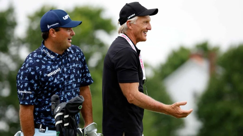 Patrick Reed Greg Norman