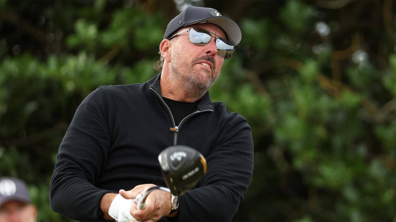 Phil Mickelson Adrift