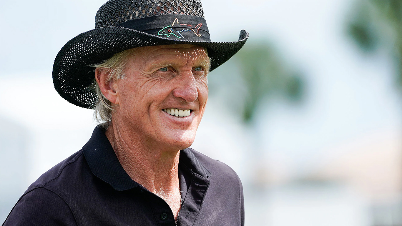 Greg Norman Gets Lost in the Spin Zone