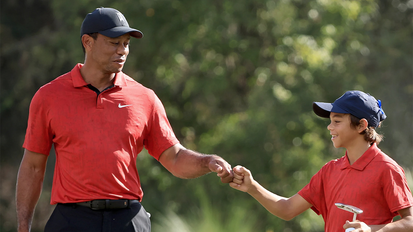 Team Woods Almost Freaking Wins the PNC Championship