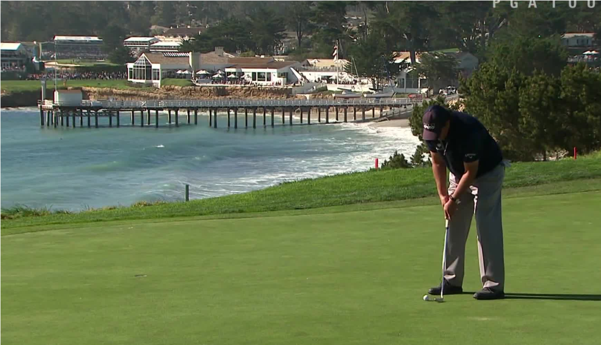 Phil Mickelson at Pebble Beach