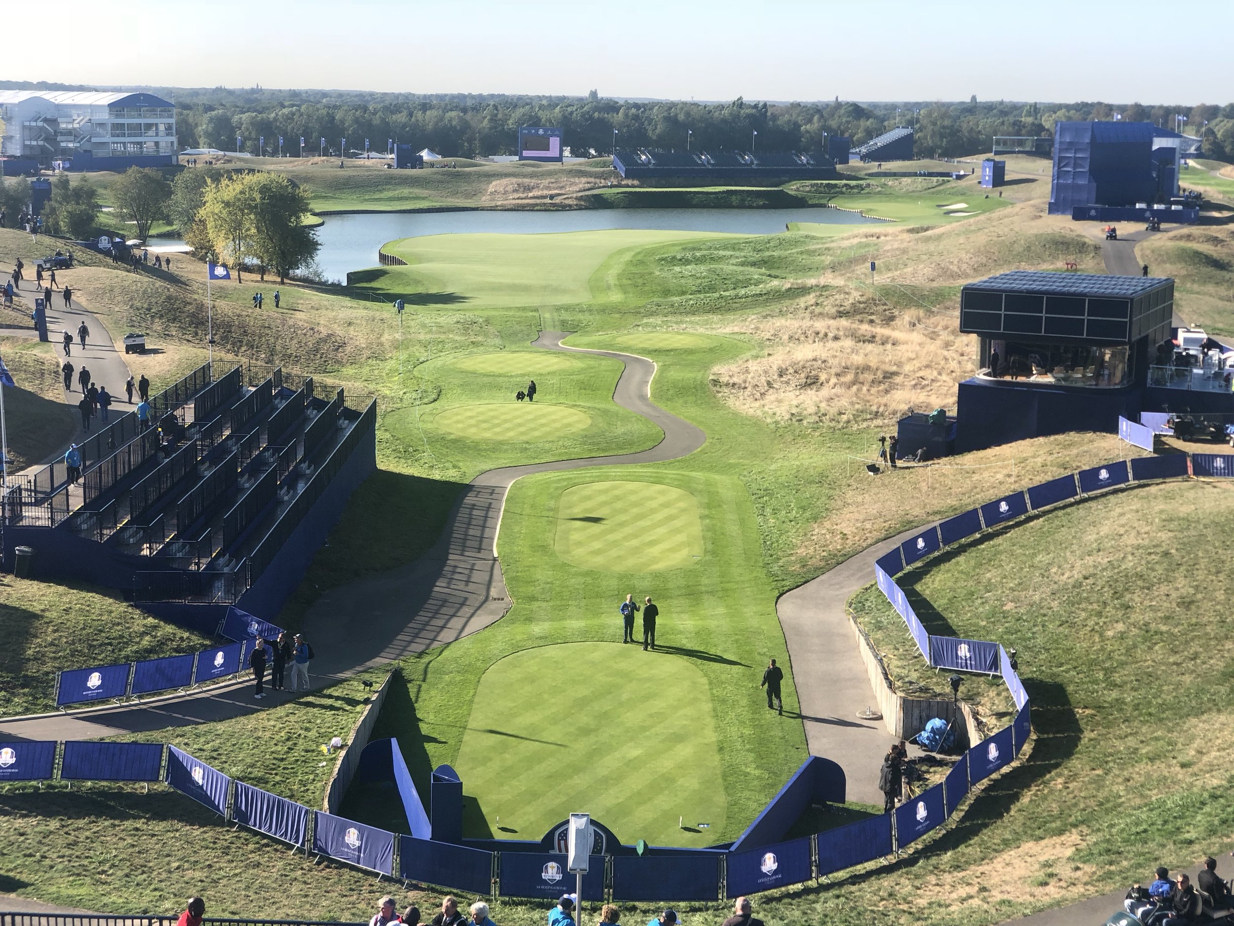The 18th at Le Golf National. Photo Credit: Geoff Shackelford