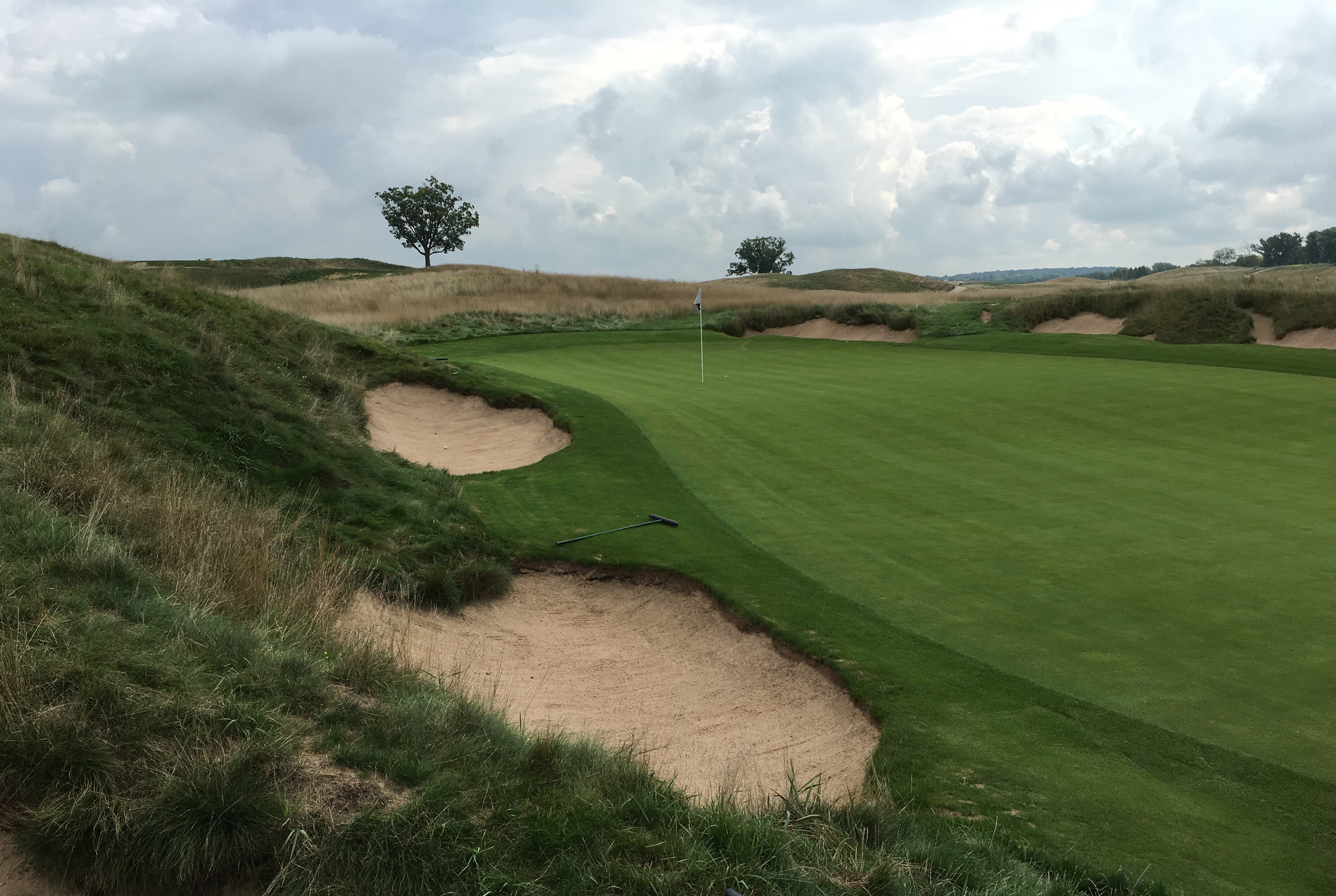 The rare fair fight: Erin Hills