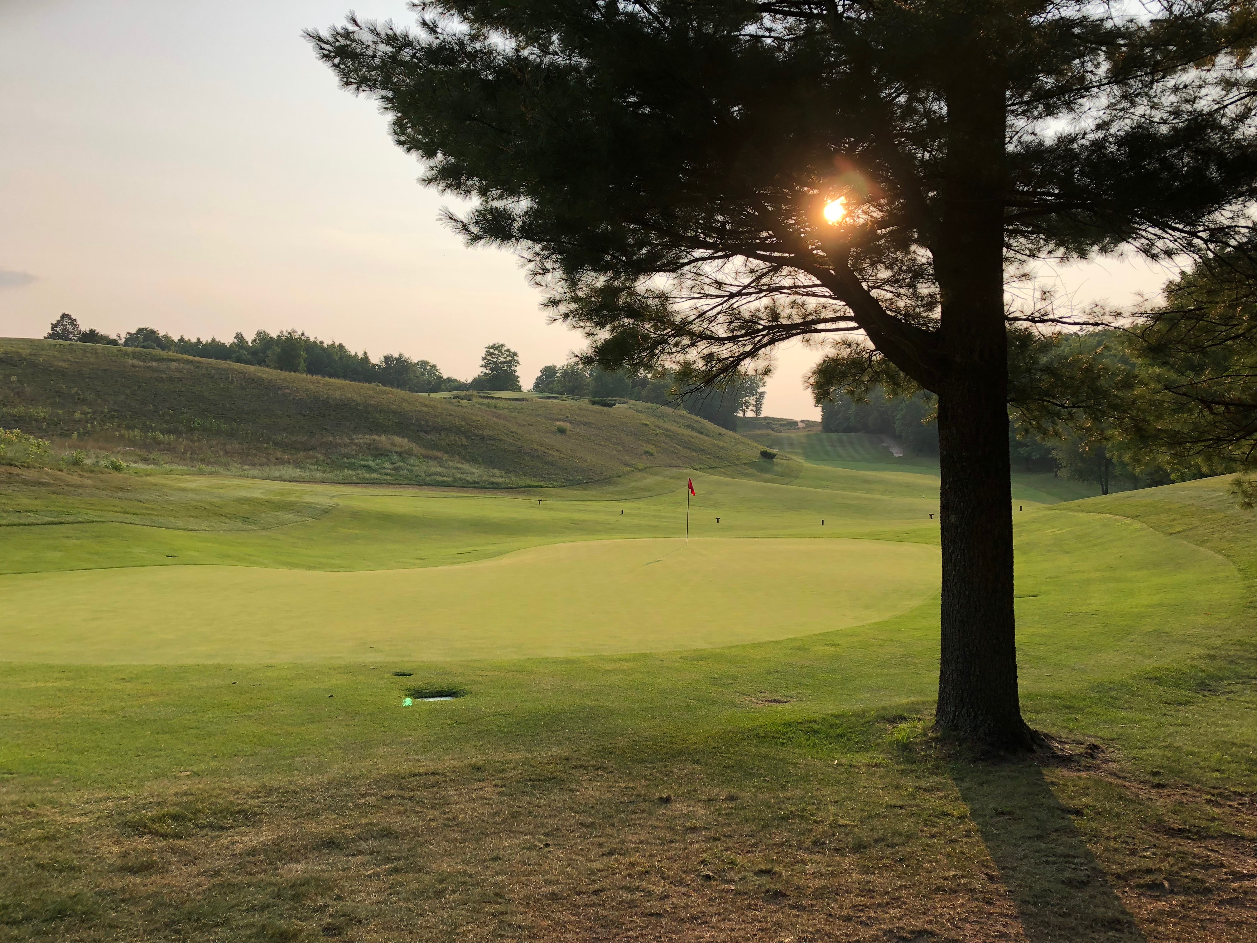 No bunkers needed: the 12th at Kingsley Club