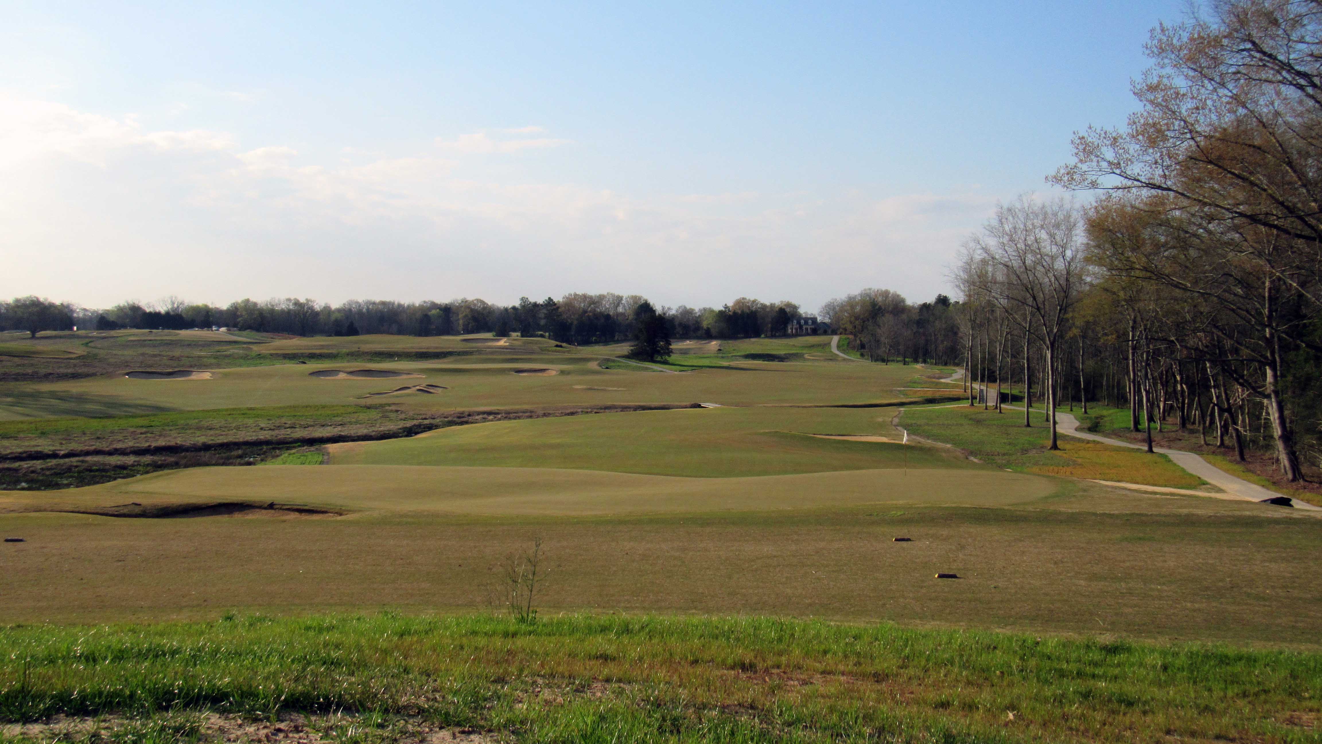 Behind the 12th green Mossy Oak