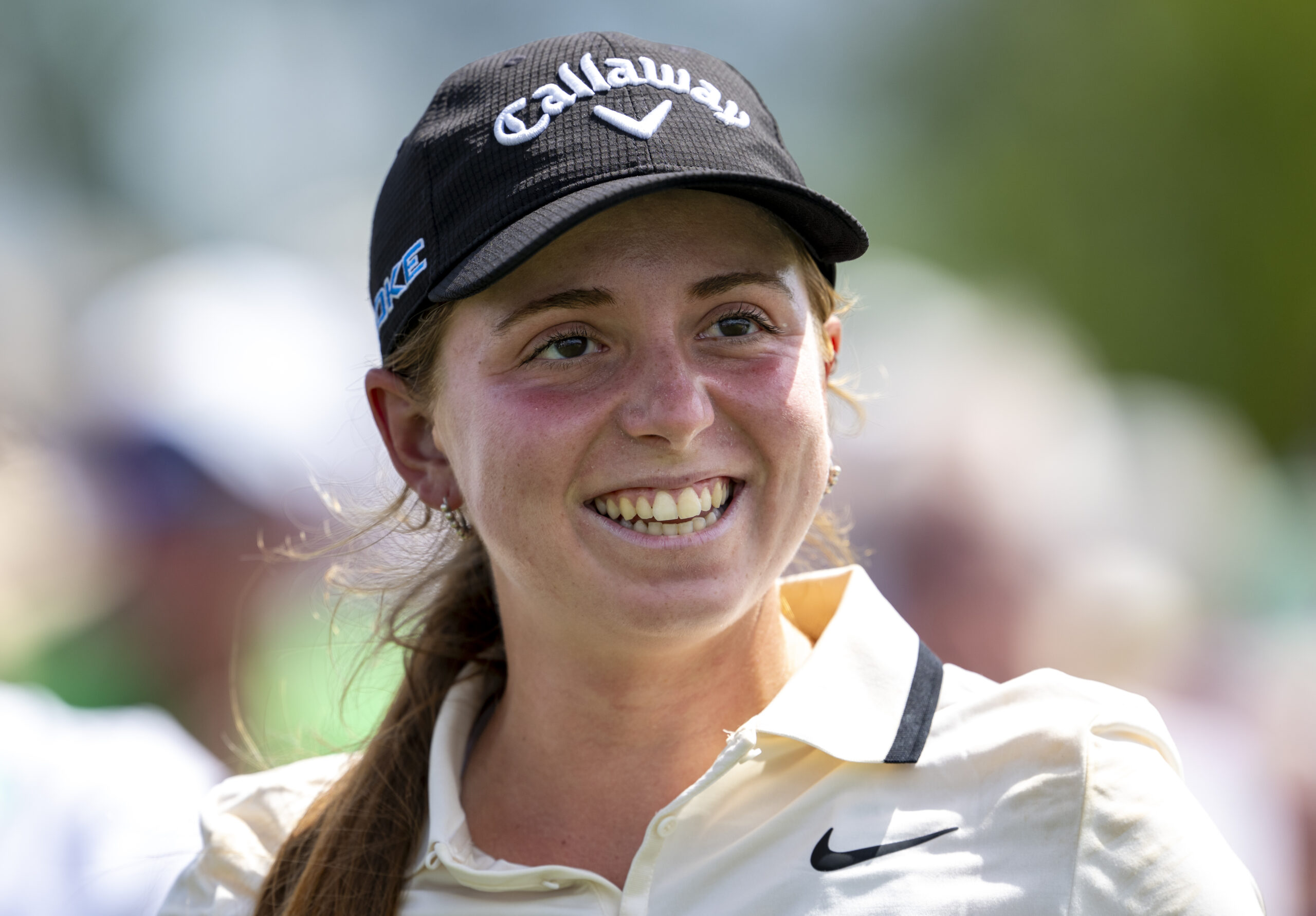 Carla Bernat Escuder of Spain celebrates after winning the Augusta National Women's Amateur (Photo: Augusta National)