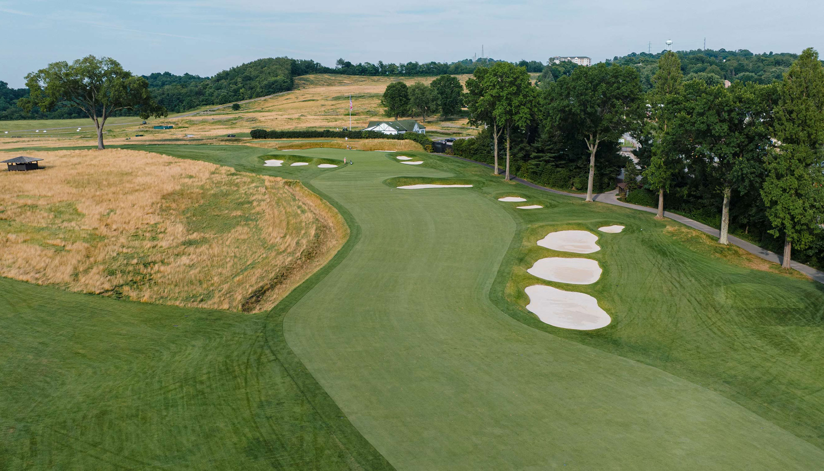 Oakmont second hole 2025 U.S. Open