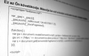Követőkód részlet