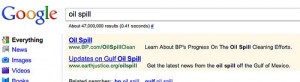A BP AdWords hirdetései