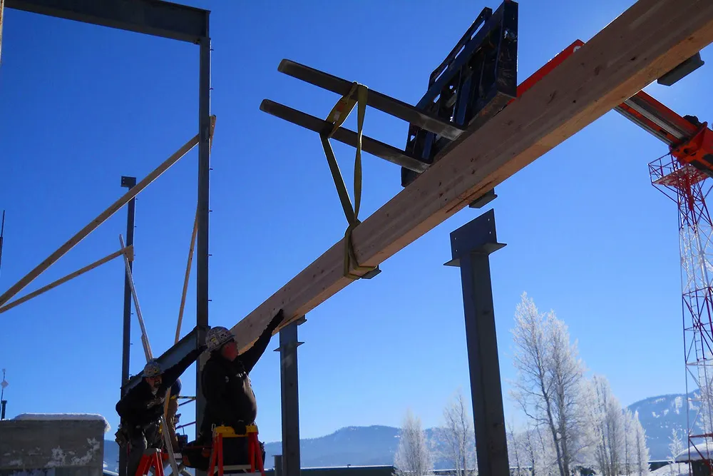 Truckee Airport Joist Install - Steel Framing - Commercial Project
