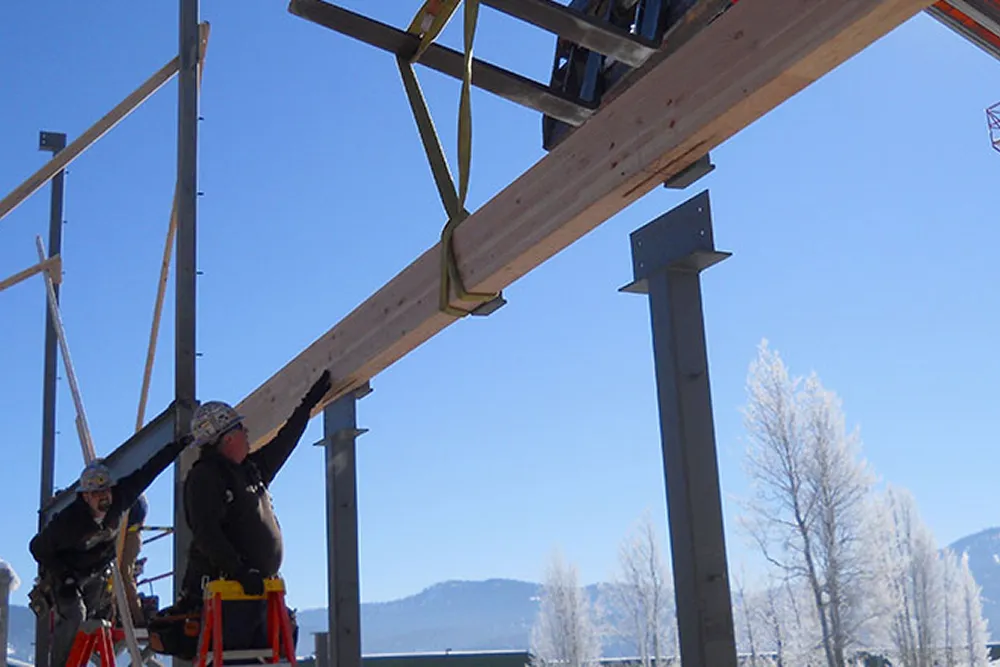 Truckee Airport Joist Install - Steel Framing - Commercial Project