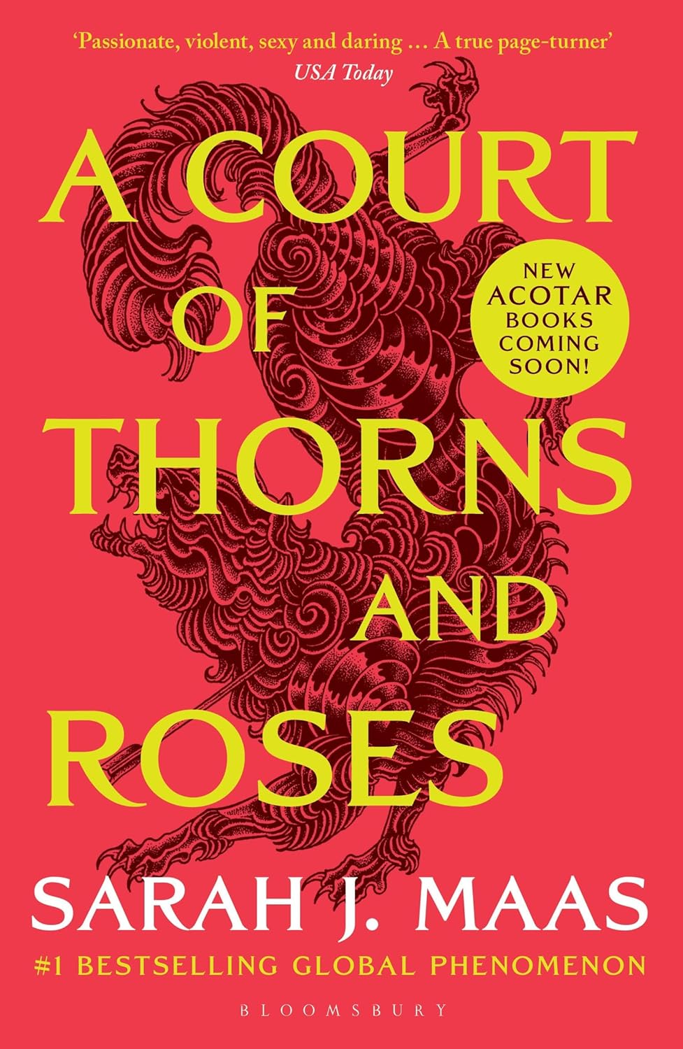 Front cover of ACOTAR by Sarah J Maas