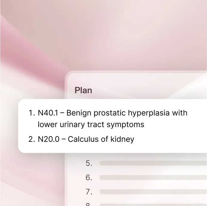 Urology-specific coding intelligence