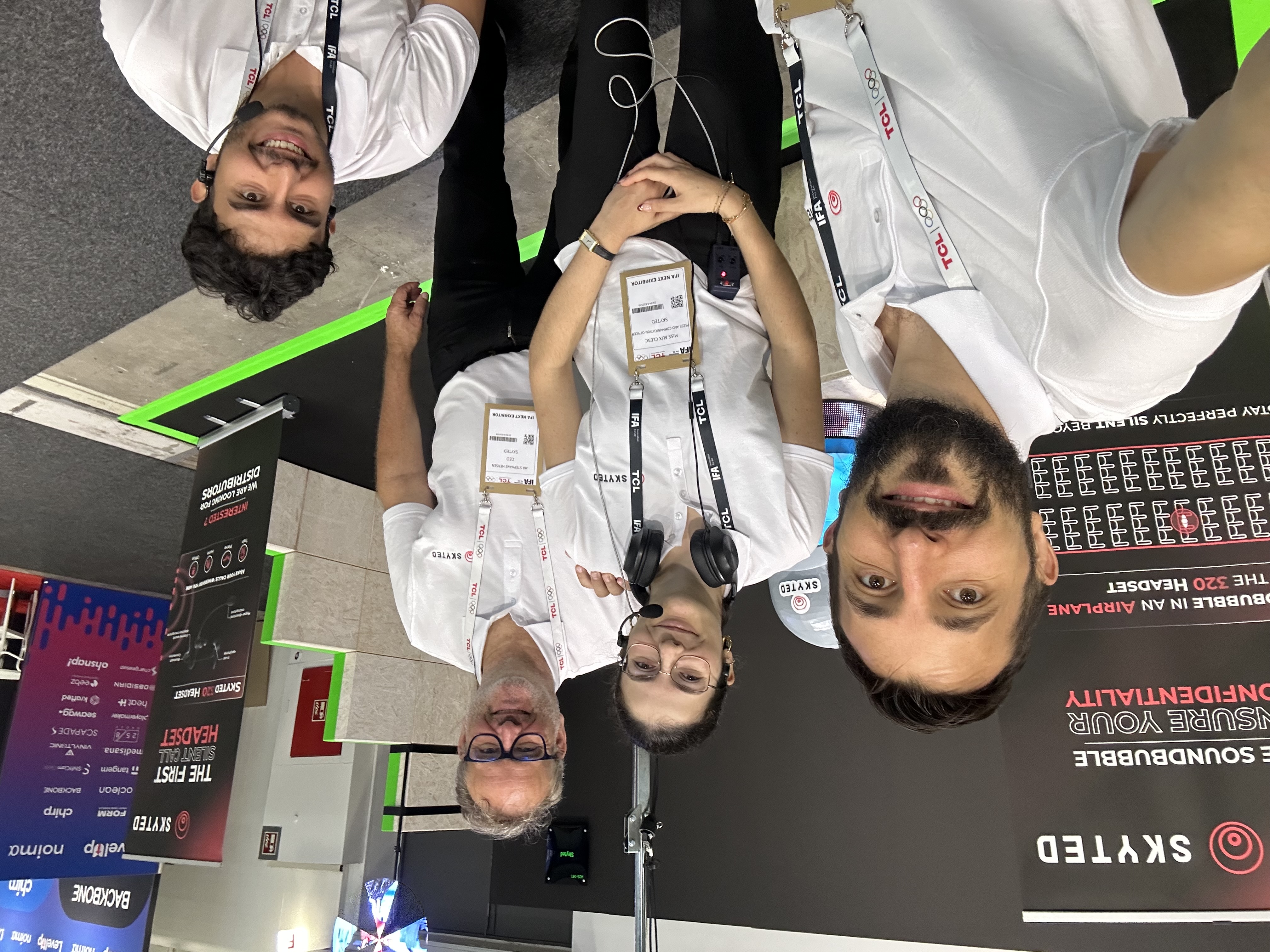 Skyted team members IFA exhibition Berlin