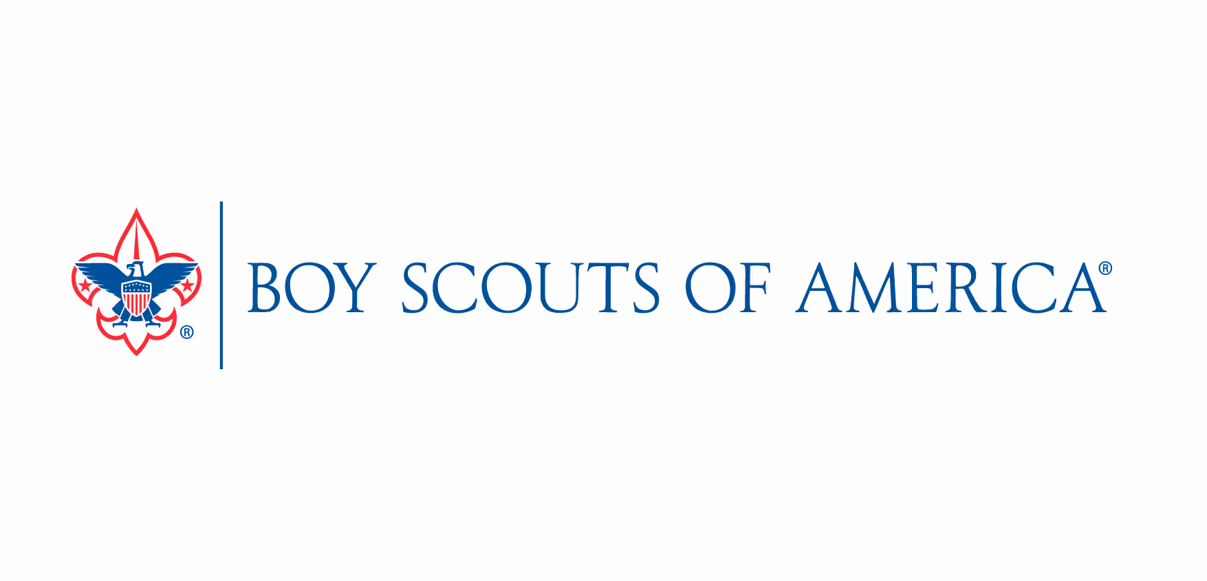 Boy Scouts of America logo with eagle and shield emblem