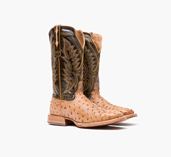 Durango® PRCA Collection Full-Quill Ostrich Western Boot