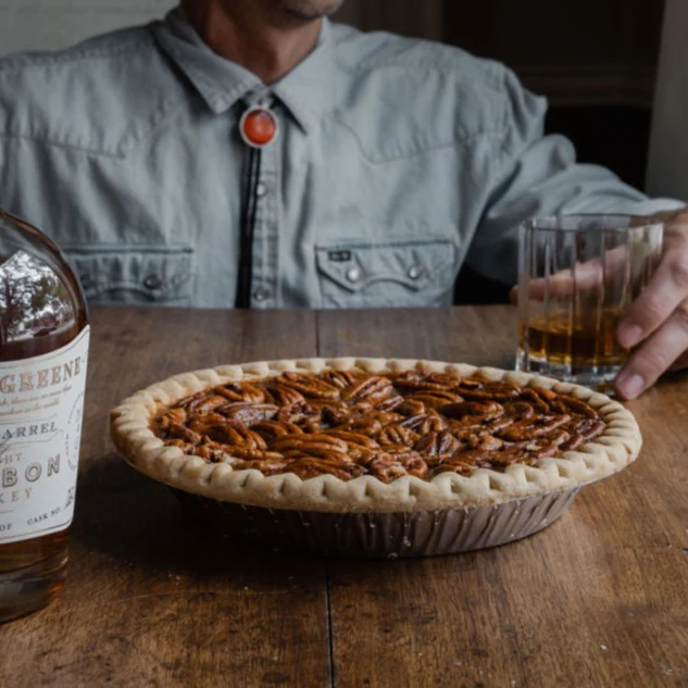 Chocolate Bourbon Brazos Bottom Pecan Pie